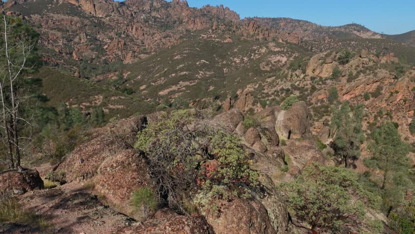 Panorama in Pinnacles National Park, California