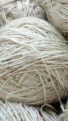 Vertical Video of Linen Ball