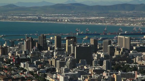 Capetown ,city,South Africa aerial view 