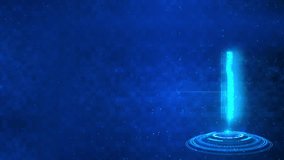 Gaming Pad Icon Moving Through Rack Servers in Data Center. Concept of Game controller with virtual reality glasses to control computer and console games. Futuristic technology game. - Powered by Shutterstock - Get 15% off with code: PIKWIZARD15