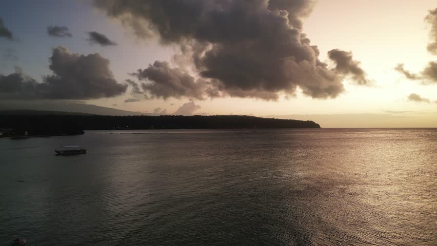Sunset Somoa Waters Savai