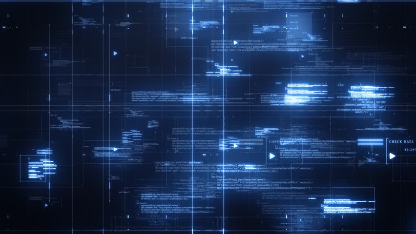 Cash Flow Word on Dynamic Technology Background
