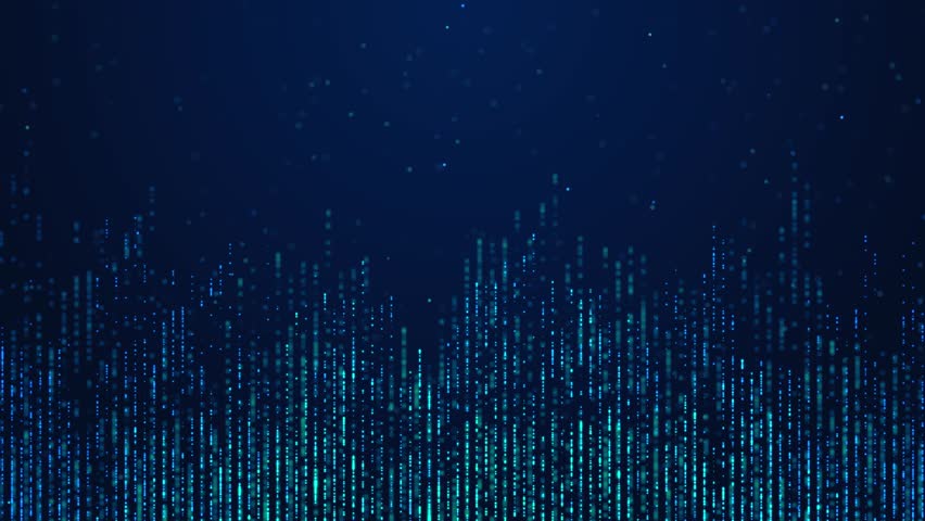 3D Futuristic Data Science flow moving binary computer big data. High speed motion, artificial intelligence, machine learning, cyber technology. Cybersecurity system. data matrix, metaverse, numbers - Powered by Shutterstock - Get 15% off with code: PIKWIZARD15