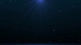 Abstract digital square particles background for business, finance, research, tech science. Blue fiber optic network lines perspective background. Data flow visualization. 3D 4K science technology. - Powered by Shutterstock - Get 15% off with code: PIKWIZARD15