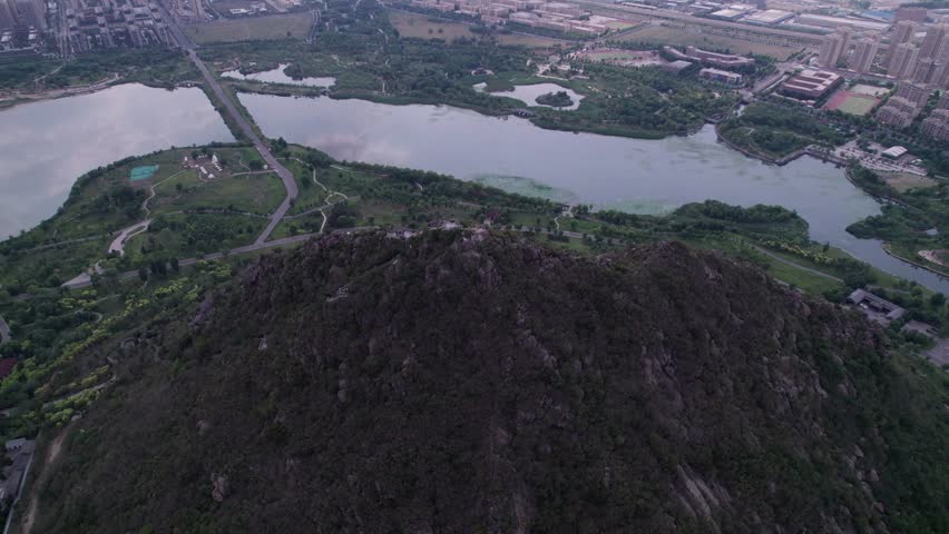 Big mountain in Jinan city, Shandong province of China