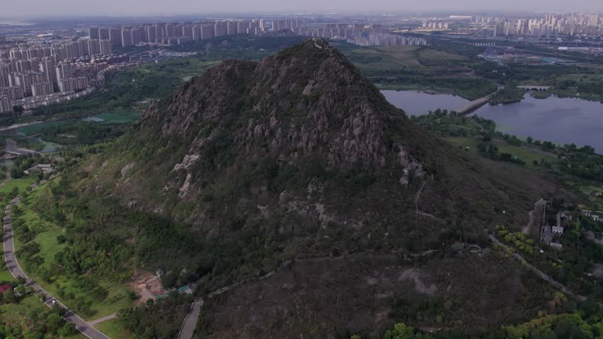 Big mountain in Jinan city, Shandong province of China