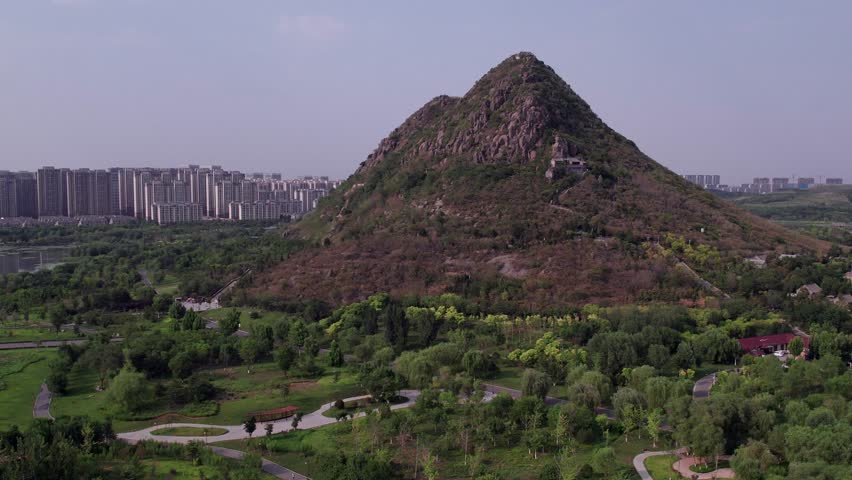 Big mountain in Jinan city, Shandong province of China