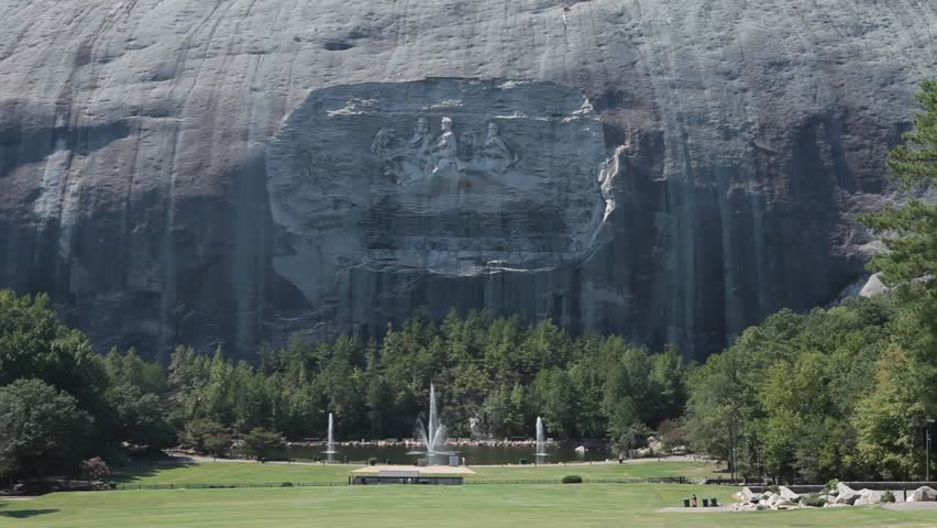 【Atlanta USA】Stone Mountain Rock Wall Relief