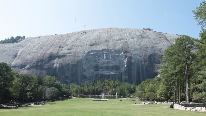 【Atlanta USA】Stone Mountain Rock Wall Relief