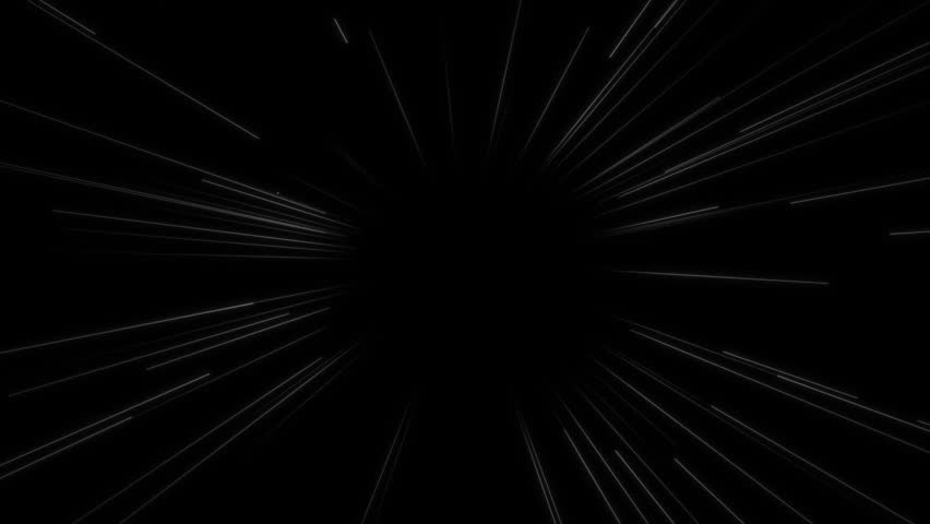 Comic dynamic speed lines Fast Speed line Zoom Black and White Particle or space traveling. Particle zoom background. explosion Perspective view laser light burst motion. time warp speed Lights lines
