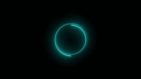 Loading circle neon glowing blue color illustration. Download Progress, Preloaded Interface Buffering. neon circle frame loading icon background. - Powered by Shutterstock - Get 15% off with code: PIKWIZARD15