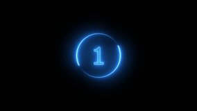 countdown 10 samoai 0 neon loading circle, animated rotating neon circle loading 4k. 10 Seconds Countdown Timer in Neon Style. - Powered by Shutterstock - Get 15% off with code: PIKWIZARD15