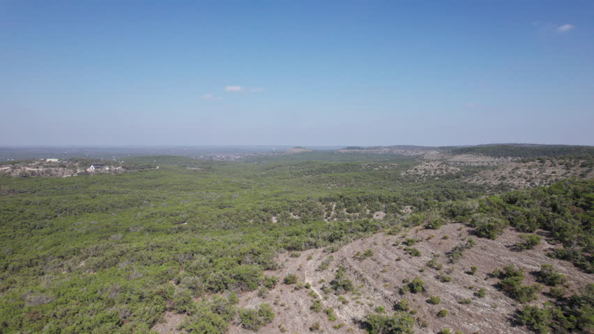 Texas Hill Country landscape off of Devil's Backbone near Canyon Lake, Texas