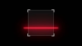 animated glow white barcode scanner qr code isolated on black background QR code Futuristic barcode quick code scanning Bar. barcode qr code square  scanning animation, mobile phone scan interface - Powered by Shutterstock - Get 15% off with code: PIKWIZARD15
