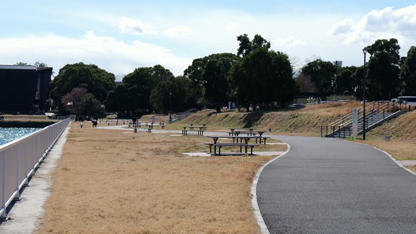 Yumenoshima Park, Japan Tokyo February 2025