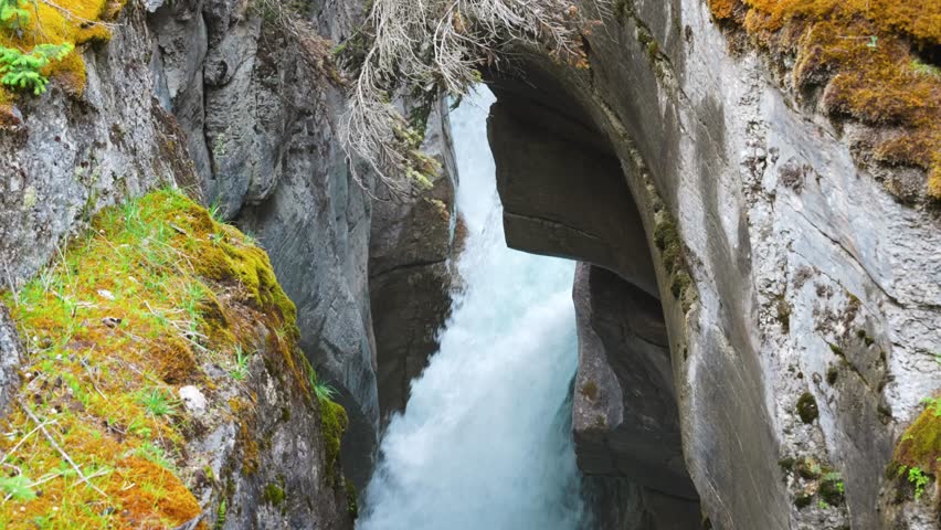 Jasper waterfalls in the national park
