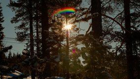 funicular cabins, ski slope, skiers going down the mountain, moving funicular cabins, trees in the snow, sun rays and sparkling snow
 - Powered by Shutterstock - Get 15% off with code: PIKWIZARD15