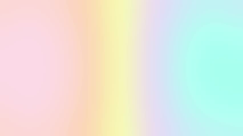 Pastel rainbow seamless repeating liquid gradient loop background animation, cute colorful backdrop