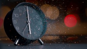 An Exploding Clock Captured in Dynamic Motion Against a Blurred Background Scene - Powered by Shutterstock - Get 15% off with code: PIKWIZARD15