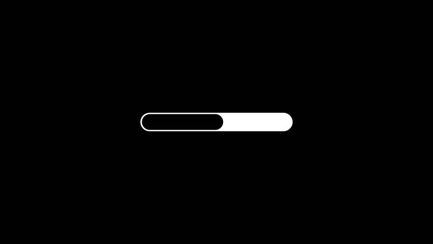 Loading Bar Icon Animation – High-Quality 4K Motion Graphic for UI or UX, Web and Apps.