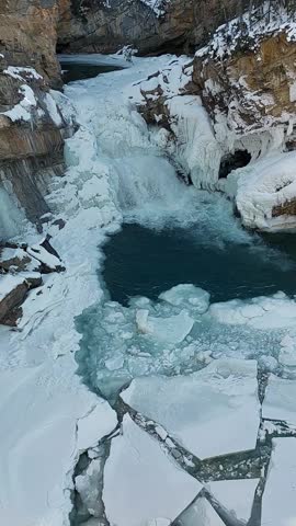 Lower Sunwapta Falls, Jasper National Park, Alberta, Canada