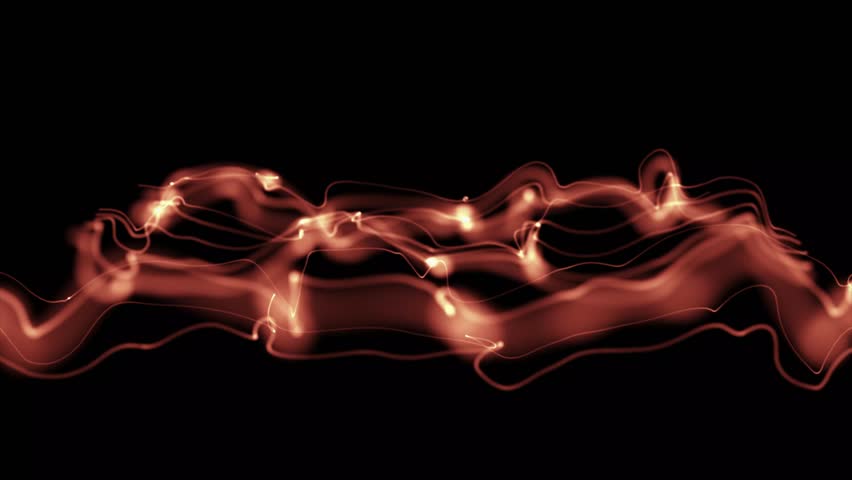 Abstract light effect with flowing strings creating an ethereal backdrop for design projects