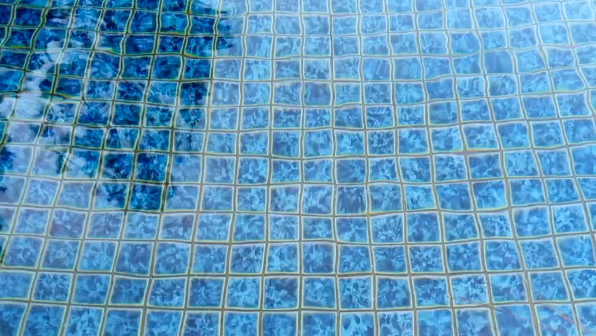 Blue Tiles Water Pool Texture Background Design Patterns Mosaic Geometric Poolside Texture