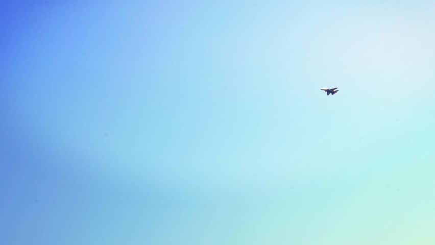 BENGALURU, INDIA - FEBRUARY 13, 2025: LCA Tejas aircraft from Indian Air Force performing aerobatic maneuver at Aero India 2025 in Bengaluru, India