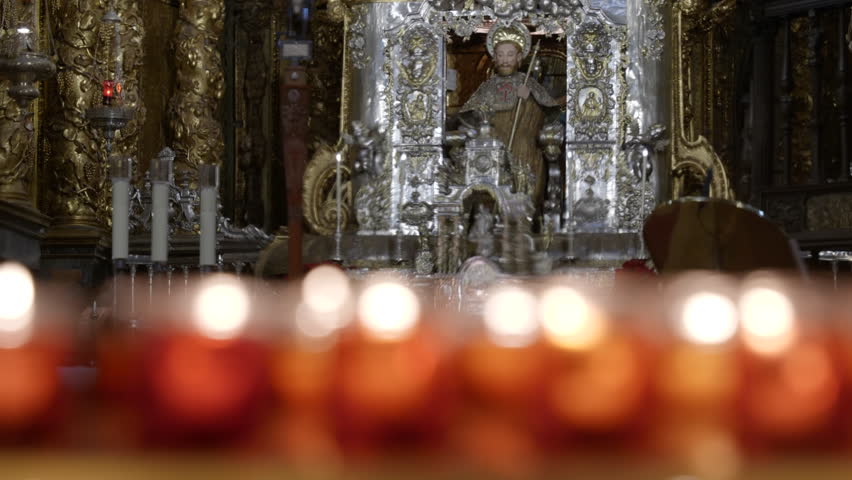 APOSTLE SANTIAGO IN THE CATHEDRAL OF SANTIAGO DE COMPOSTELA