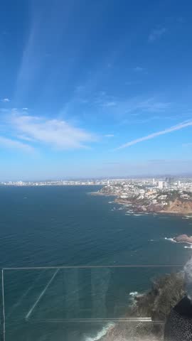 Mirador de Cristal, Scenic overlook by the beach of Mazatlan, Mexico