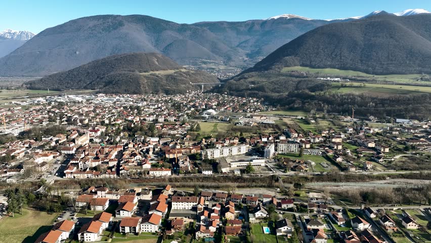 Town of Vif near Grenoble in France