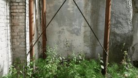 Historic Guard Tower at Abandoned Patarei Prison Shows Soviet-Era Surveillance Architecture. The rusted watchtower rises against the dramatic sky, showcasing the imposing security infrastructure - Powered by Shutterstock - Get 15% off with code: PIKWIZARD15