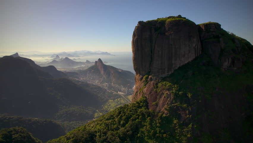 A stunning aerial shot of Rio de Janeiro