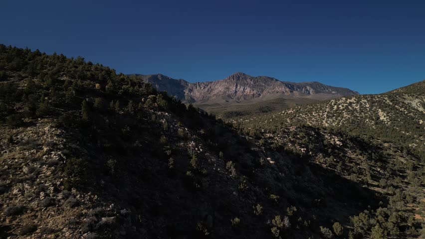 Aerial of Dixie National Forest and Pine Valley Mountain Wilderness in St George Utah