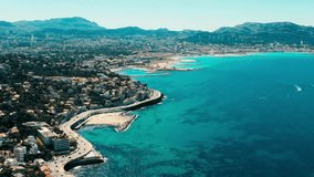 Beautiful views of the Côte d'Azur of France. Marinas in picture-perfect France. Yachting. - Powered by Shutterstock - Get 15% off with code: PIKWIZARD15