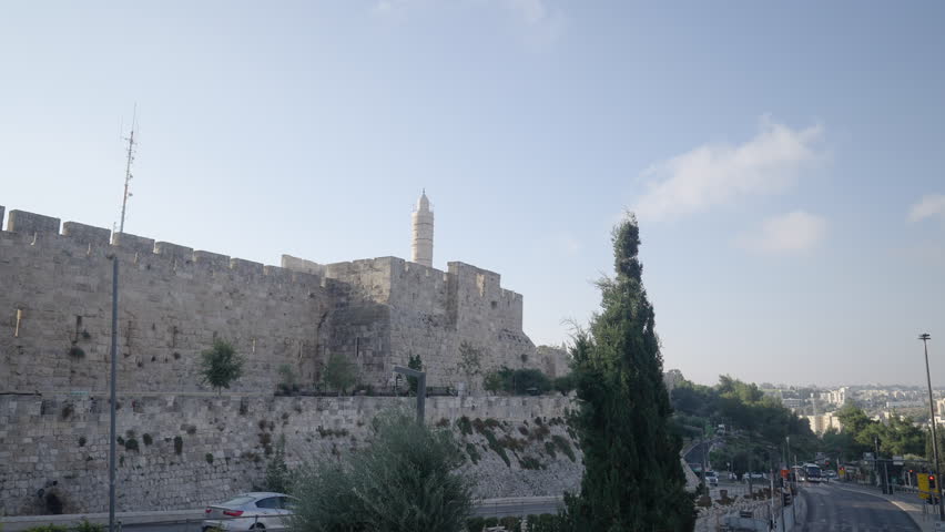 Ancient Walls Of Jerusalem And David