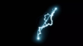 Electrifying blue lightning animation with a black screen, featuring dynamic energy bursts and glowing effects. Perfect for VFX, motion graphics, and cinematic scenes - Powered by Shutterstock - Get 15% off with code: PIKWIZARD15