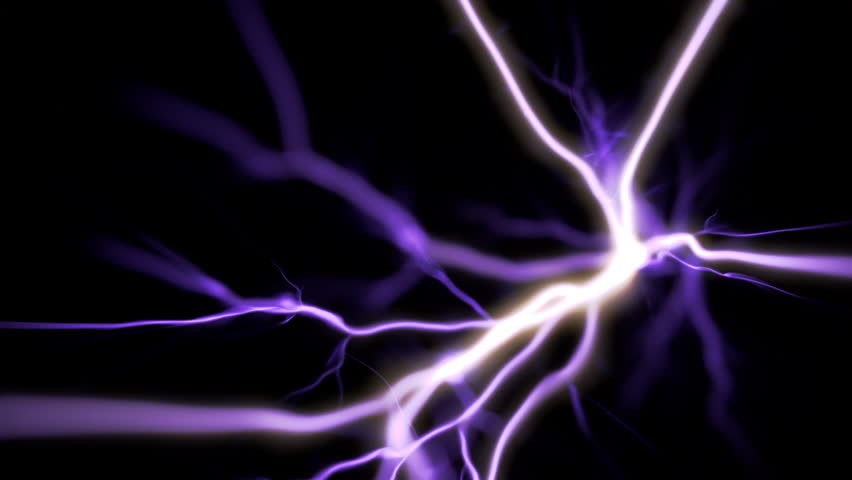High-speed electric lightning surges rapidly across a dark backdrop, creating intense, vibrant flashes of light against the shadowy environment