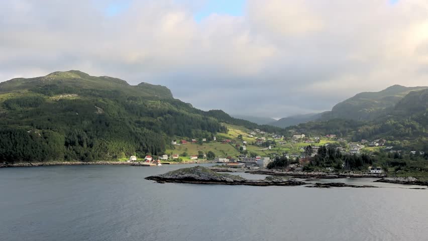 The beautiful Nordfjord in Noway, Europe
