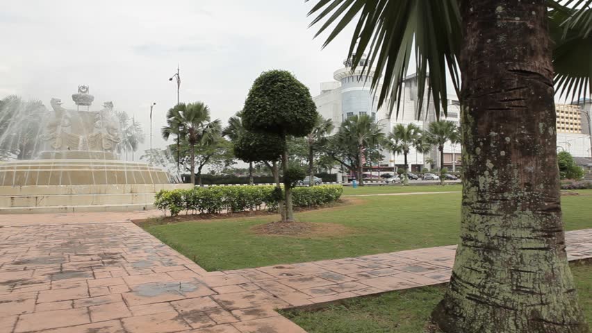 【Johor Bahru Malaysia】Beautyful Park fountain