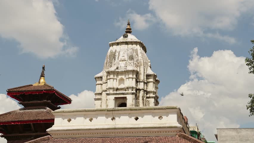 Old Buildings in Kathmandu Nepal, Beautiful Architecture in Durbar Square in the Historic Popular Travel Destination and Tourist Landmark, a Unesco World Heritage Site in Kathmandu City