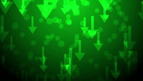 Fall of the economy, financial loss, damage. Dark, green or arrow for inflation, risk and recession in price costs, market crash or financial expenses. Falling economy, financial crisis - Powered by Shutterstock - Get 15% off with code: PIKWIZARD15