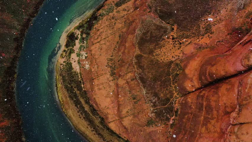 Aerial View of Horseshoe Bend, Arizona