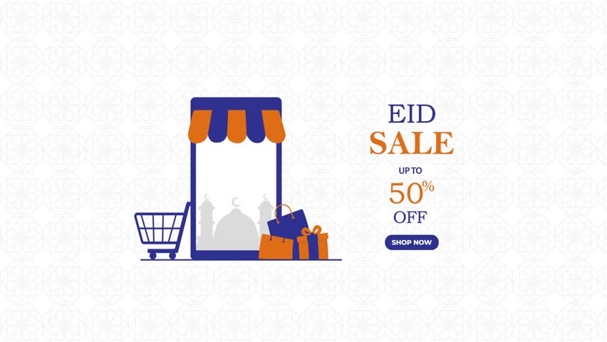 4k Eid Special Offer Social Media Post Concept Animation Video 