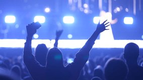 Lot teens dance kpop music concert. Many girls fans cheering fun party. Joy crowd teenagers hang out cool night life fest, k pop chill. Epic live arena. Neon light. People enjoy song. Dancer energy. - Powered by Shutterstock - Get 15% off with code: PIKWIZARD15