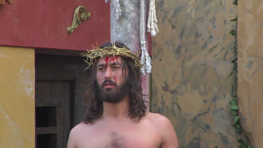ROMAGNANO SESIA, ITALY - march 31: Via Crucis (Way of the Cross). Representation