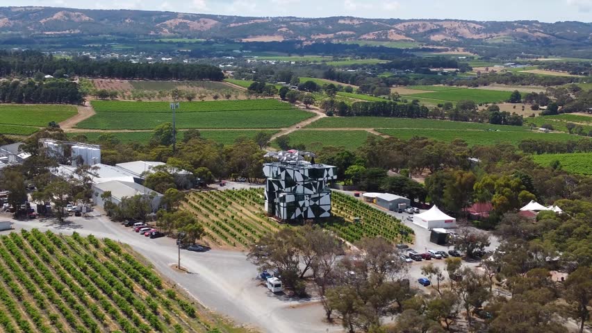 Drone footage of d