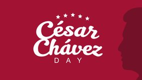 Cesar Chaves Day Animated Text. 4K Handwriting Motion Graphic - Powered by Shutterstock - Get 15% off with code: PIKWIZARD15