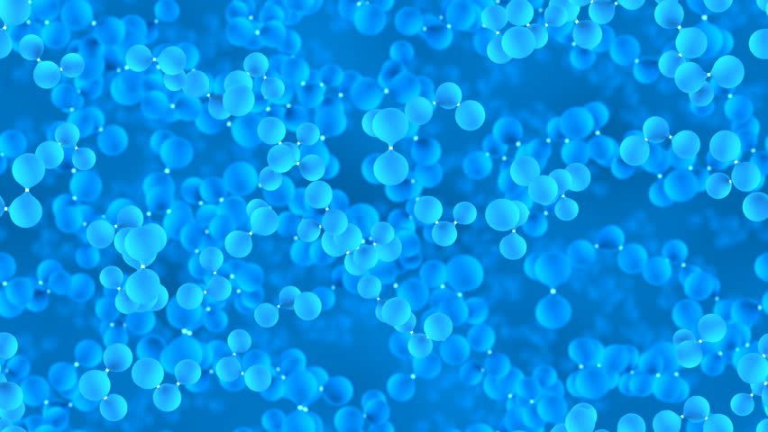 Ozone Molecule O3 science loop tile swirl stylised background. This footage is loopable and tileable and can create an infinite seamless background texture.