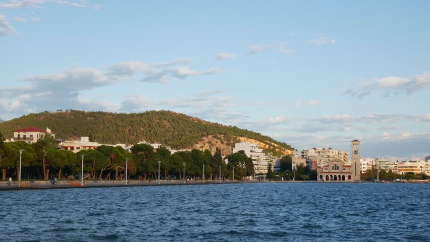 Konstantinos park and Church of Saint Constantine and Helen, Volos, Greece